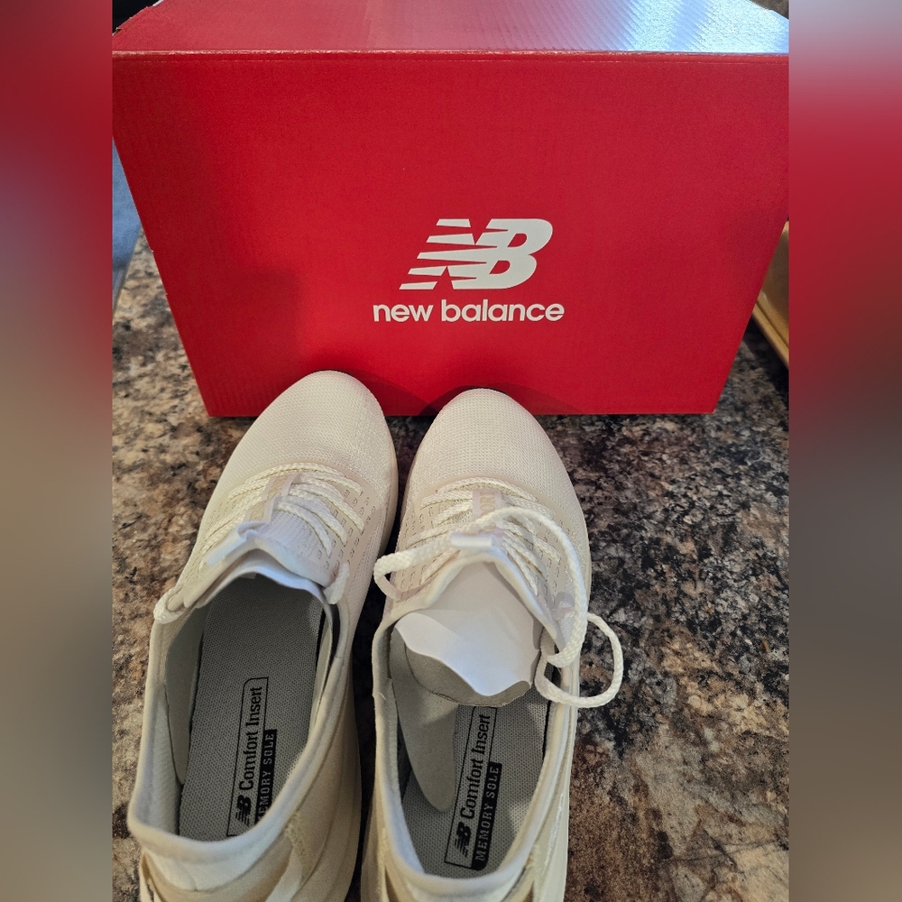 New Balance Off-White Comfort Sneakers  Size 8